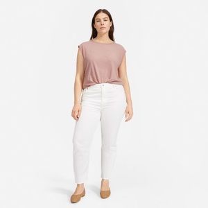 Everlane xs air muscle tank faded pink